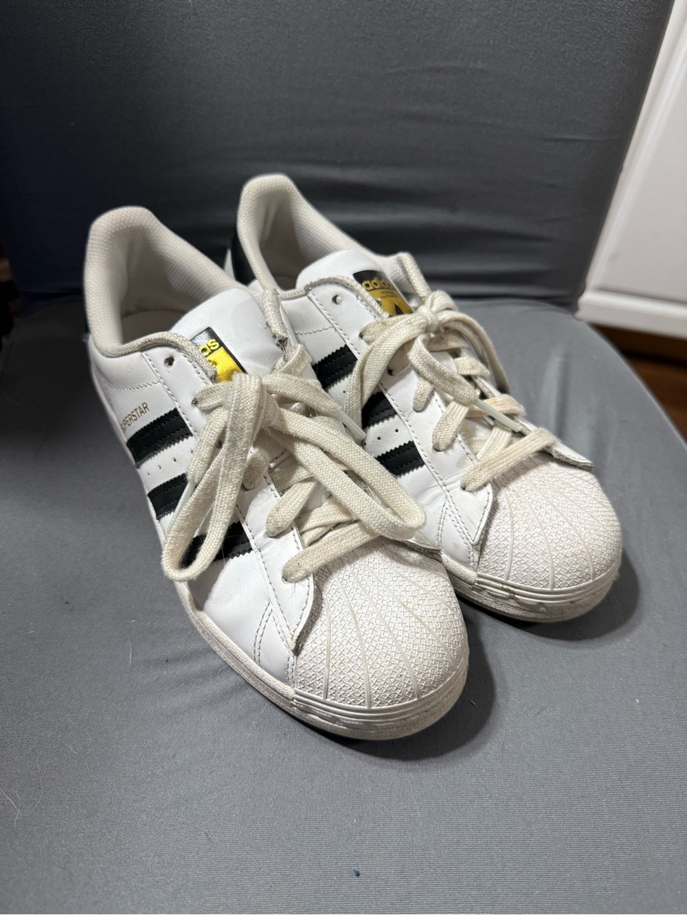 Women’s Adidas Superstar Black and White Sneakers